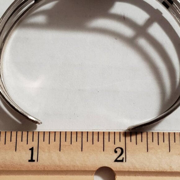 Navajo Turquoise Sterling Cuff sz 6.75   (NAB 1023) - Picture 10 of 10